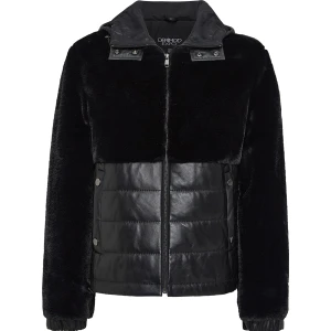 Alabama Kadın Siyah Kapüşonlu Teddy Mont 24WGP5288FF