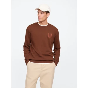 Erkek Kahverengi Gap Logo Fleece Sweatshirt