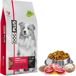 Dog Plus Düşük Tahıllı Hipoalerjenik Kuzu Etli Pirinçli Yetişkin Köpek Maması 15 kg