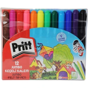 Jumbo Keçeli Kalem 12'Li