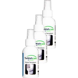 Klozet Tuvalet Temizleyici Hijyen Spreyi Seyahat ve Çanta Boyu 100 Ml. Üçlü Set