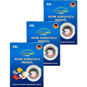 Renk Koruyucu Çamaşırlar Için 12'li Mendil Üçlü Set