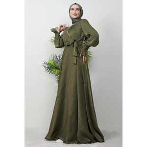 Fiyonk Detay Ipek Abiye Haki