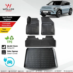 Kia Ev3 Paspas Bagaj Havuzu Set 2024 Sonrası Uyumlu 3D Wöller Ultraflex Set