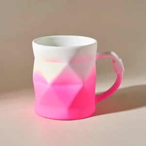 Soft Touch Geo Kupa 450 ml Pembe