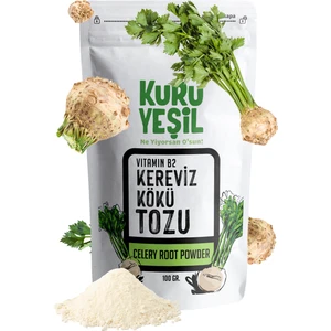 Kuru Yeşil Kök Kereviz Tozu -  Celery Powder  -  Gluten Içermez - Vegetables Powder - Kereviz Tozu 100 gr