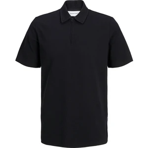 Jack & Jones Jack&jones Benja Erkek Siyah Kapüşonlu Polo Tişört