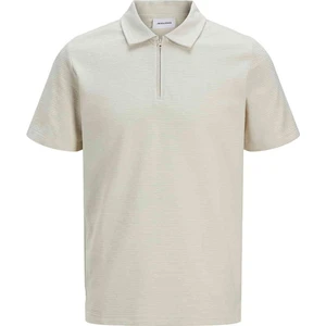 Jack & Jones Jack&jones Benja Erkek Bej Kapüşonlu Polo Tişört