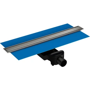 Vitra 59980480000 Eco-Flow V-Flow Dk100 60 Cm Duş Kanalı,Mat Krom Yandan