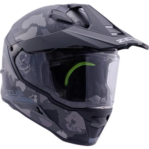 ZS-913 Bf6 Matt Black Grey Black Silver Kapalı Kask