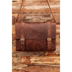 Toronto - Hakiki Deri Postacı ve Evrak çantası