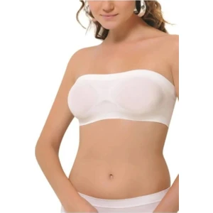 Kadın Straplez Dikişsiz Büstiyer 2'li Paket Beyaz Renk Beden (M)