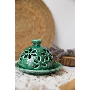 Doğa'La Özlem Çiçek Desen Seramik Tütsülük