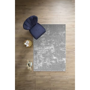 Napoli Home Dijital Baskılı Sade Gri Model Yıkanabilir Kaymaz Yolluk Mutfak Salon Halısı, Sade-70-Gri,