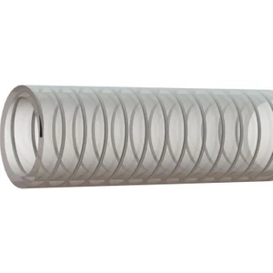 50 mm Şeffaf Çelik Telli Emiş Hortumu 2 Metre