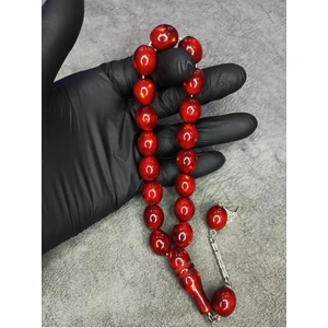 Mos Tesbih Şak Şak Maskot Toz Kehribar Tesbih