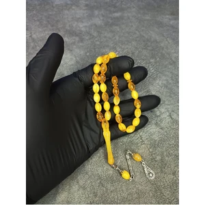 Mos Tesbih Hareli Toz Kehribar Tesbih