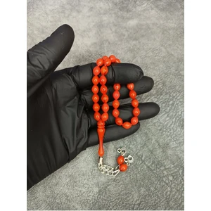 Mos Tesbih Arpa Kesim Toz Kehribar Tesbih