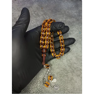 Mos Tesbih Üst Düzey Toz Kehribar Tesbih