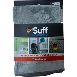 Mikrofiber Kurulama Bezi 40 x 40 Cm, Gri