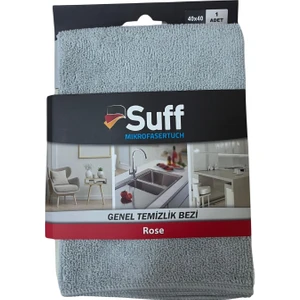 Genel Amaçlı Mikrofiber Temizlik Bezi 40 x 40 Cm, Gri