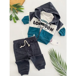 Baume Clothes Chams London Kabartmalı 3'lü Takım