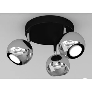 Mylights Tavan Spot LED Avize Hareketli Başlık Osram veya Panasonic Gün Işığı ve beyaz Ampul tasarruflu led Küre LED Spot Üçlü Krom Kaplama Hareketli Başlık