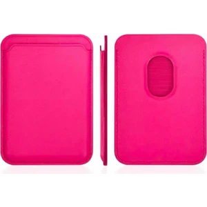 Cover Center Magsafe Özellikli Güçlü Mıknatıslı Deri Kartlık Cüzdan Tüm Telefonlar ile Uyumlu Manyetik Kartlık