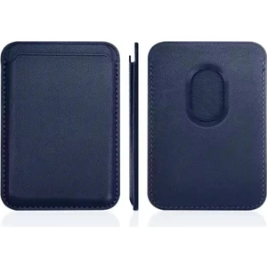Cover Center Magsafe Özellikli Güçlü Mıknatıslı Deri Kartlık Cüzdan Tüm Telefonlar ile Uyumlu Manyetik Kartlık