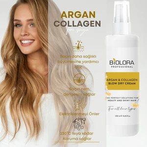 Çift Isı Koruyucu Etkili & Argan Collegen Fön Suyu Sprey 250ML.