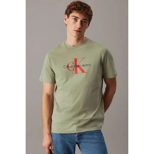 Erkek Ss Hero Monogram 30S T-Shirt - Yeşil