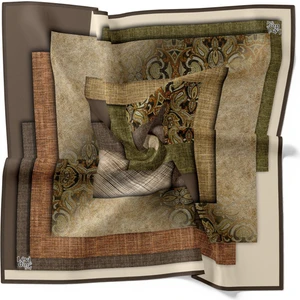 Levidor Trend Eşarp - 18947-10 Yeşil