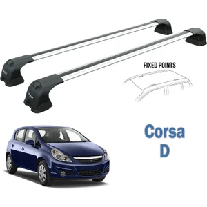 Auto Paw Opel Corsa D Ara Atkısı Gri Set 2007-2015 Pro 3