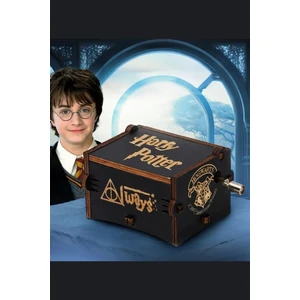 Harry Potter Ahşapm Çevirmeli Müzik Kutusu Hogwarts Yaşadığınızı Düşünün ve Hayal Edin