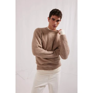 Relax Fit Bisiklet Yaka Triko Kazak E8390AX24CW