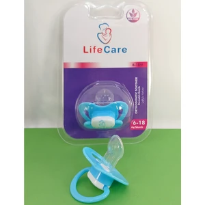 Life Care Baby Damaklı Ortodontik Emzik 2 Numara 6-18 Ay Mavi