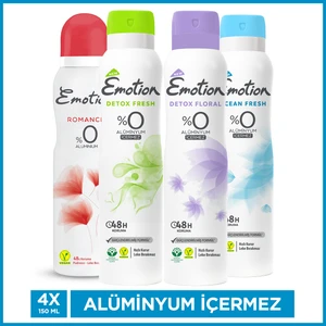 Kadın Deodorant Karma Set 4x150 ml