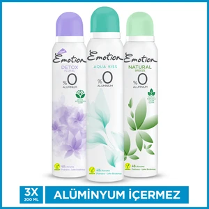 Kadın Deodorant Karma Set 3x200 ml