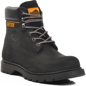 Siyah Nubuk Deri Erkek Bot