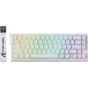 Attack Shark X68HE Esports Manyetik Switch Klavye - 0.125MS Ultra Düşük Gecikme, Rgb Aydınlatma