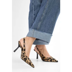Kadın Floe Leopar Tüylü Stiletto