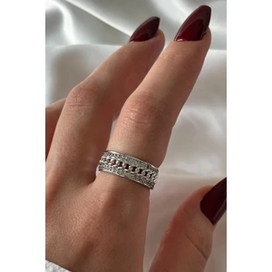 Premium Seri Gurmet Zincirli Model Tasarım Ayarlanabilir Kadın Yüzük