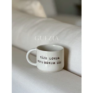 Mottolu Mug | Yüzü Lokum Huyu Bokum Gibi Mottolu Kupa