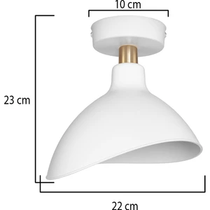 Esta Tekli Beyaz Plofonyer Avize