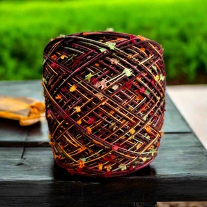 Pamuk Koton &ebruli Böcek Karışımı Tasarim El Örgü ipi 260 gr