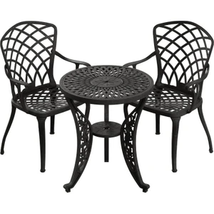 Ivf Hitit Model 2'li Ferforje Görünümlü Plastik Fiskos Masalı Takım