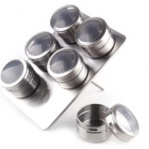 Alya Yapı Malzemeleri 6'lı Mıknatıslı Baharatlık Seti