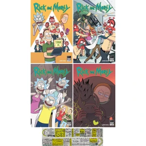 Çizgi Roman Seti / Rick And Morty 53. 54. 55. 56. Ciltler (Matematik Öğreten Cetvel)