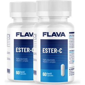 FLAVA ESTER-C 500mg - 60 Kapsül x 2 Adet