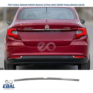 Ebal Oto Fiat Egea Krom Bagaj Çıtası 2015 Üzeri P. Çelik (SEDAN)
